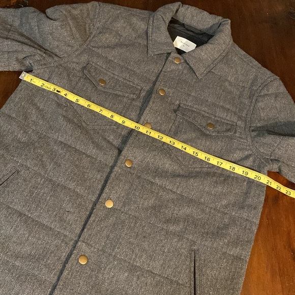 BILLY REID THEO GRAY WOOL INSULATED SHIRT JACKET - Picture 7 of 13